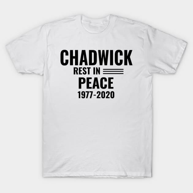 chadwick boseman 1977 - 2020 T-Shirt by kaly's designs